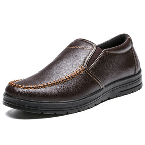 Sapato Slip On Masculino de Couro Legítimo - Casual Comfort